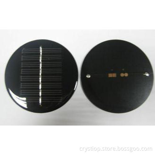 Round 4V 100mA Laminated Monocrystalline Solar Module For S